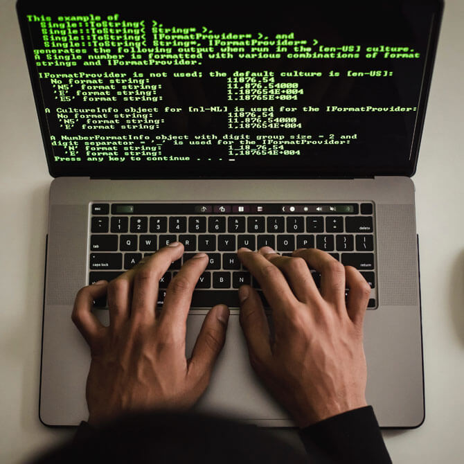 Doing Coding in Laptop